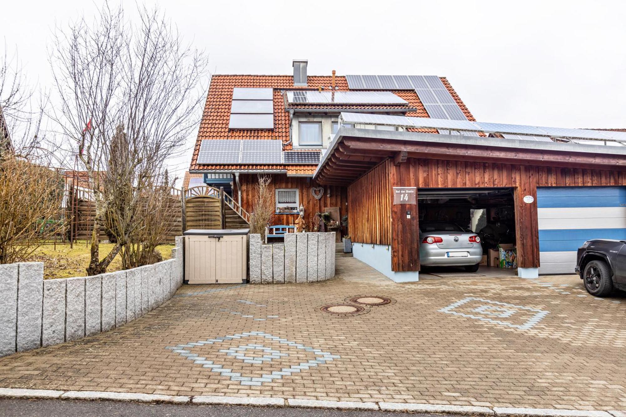 Ferienwohnung Im Holzhaus ドナウエッシンゲン エクステリア 写真